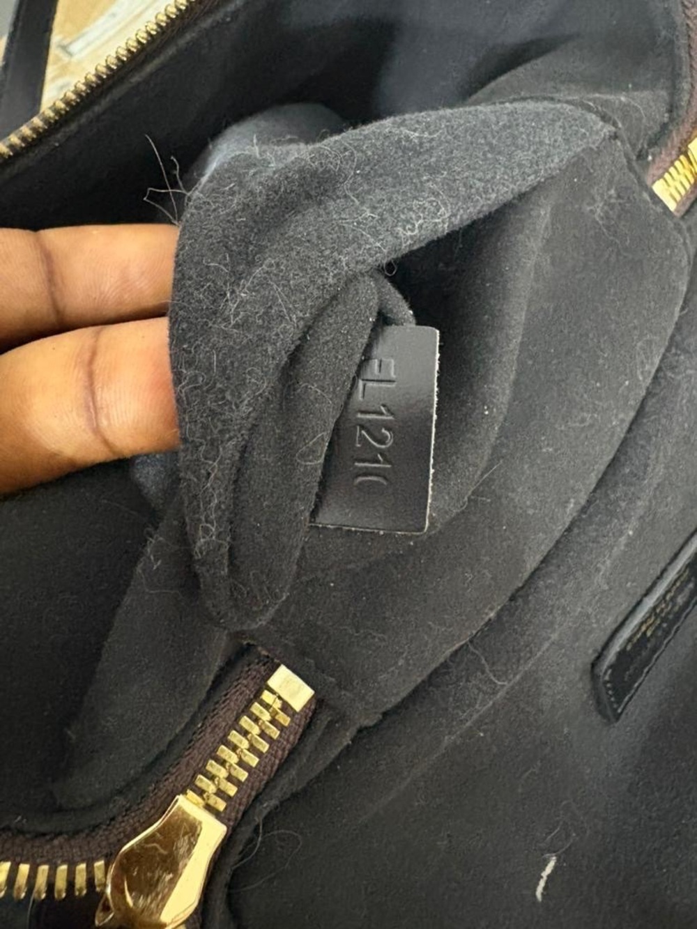 Brown Monogram Mini Vanity Bag with Gold Hardware - Picture 3 of 9